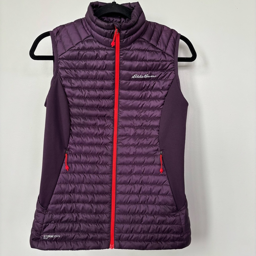 Eddie Bauer First Ascent Women's Stormdown 800 MicroTherm Puffer Vest Size XS